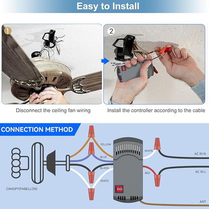 Hampton Bay Ceiling Fan Remote Control Kit, - Image 5