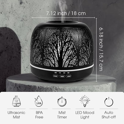 ARVIDSSON 500ml Essential Oil Diffuser, Metal Diffusers - Image 2