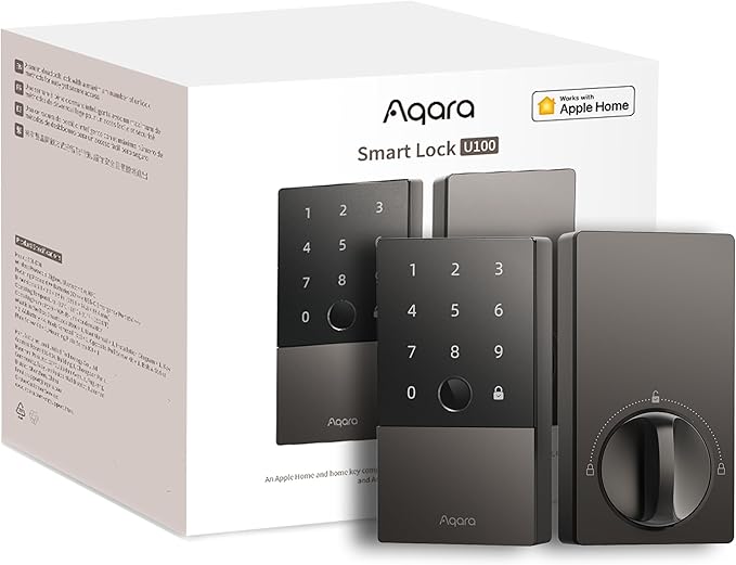 Aqara Smart Lock U100, Fingerprint Keyless Entry Door Lock by Aqara