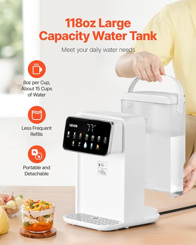 VEVOR Instant Hot Water Dispenser, Countertop Boiling Water Dispenser - Image 5