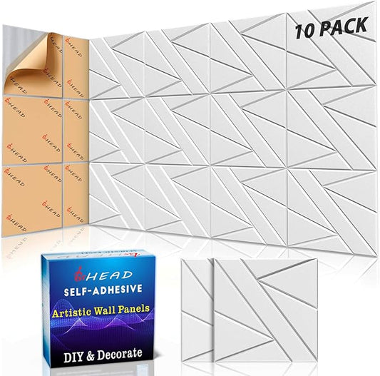 【10 Pack】 Acoustic Panels Self-Adhesive by Staytunedforournewproduct