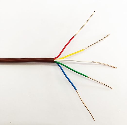 Eastwire 18/5 25ft Thermostat Wire- Brown - Image 5