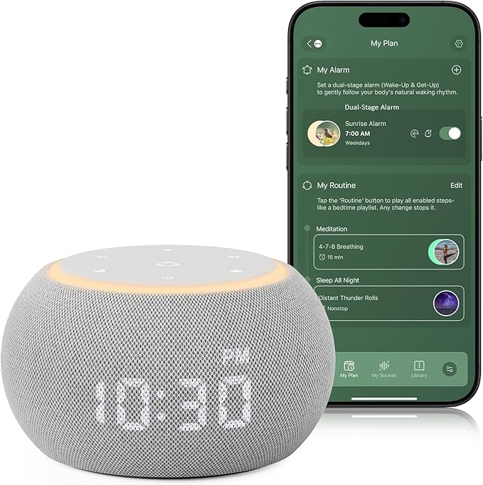 Hotmoon Alarm Clock with Sound Machine by Hotmoon