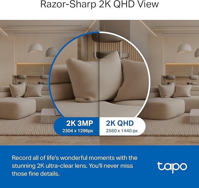 TP-Link Tapo 2K QHD Pan/Tilt Security Camera - Image 3