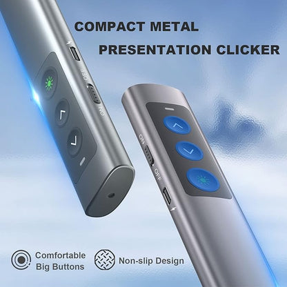 Rechargeable Green Laser Pointer Presentation Clicker - Image 4