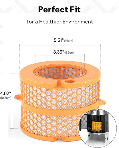 Leemone Upgraded Carbon Fiber Evaporator Filter Replacement Compatible - Image 5
