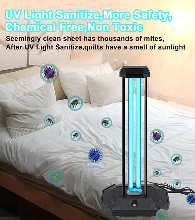 BAIMNOCM UVC Lamp 38W, UV Light Sanitizer Bulb, Ozone Germicidal lamp - Image 2