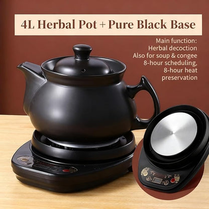 110V Fully Automatic Split Decoction Pot Health Ceramic Pot, Used - Image 2