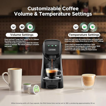 Warriors1 Coffee Maker for Keurig K Cup pod, Espresso Machine for Nespresso - Image 7