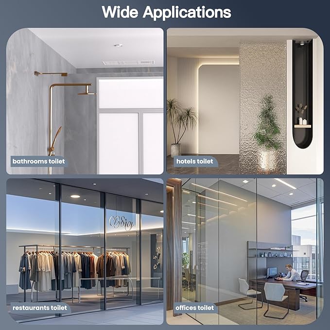 Shower Glass Support Bar, Both Sides Available, Frameless Bathroom Glass Clamp - Image 8