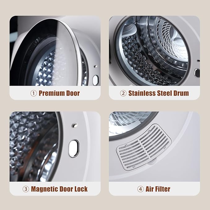 Auertech 1.8 CU.FT. Portable Dryer - Image 7
