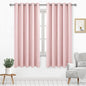 DWCN Blackout Curtains 63 Inch Length, Blush Pink Drapes 60 Inch Wide, Solid by DWCN