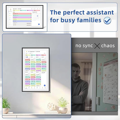 21.5 Inch Digital Calendar, Electronic Chore Chart, Smart Weekly and Monthly - Image 7