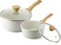 SENSARTE White Ceramic Nonstick Saucepan by SENSARTE