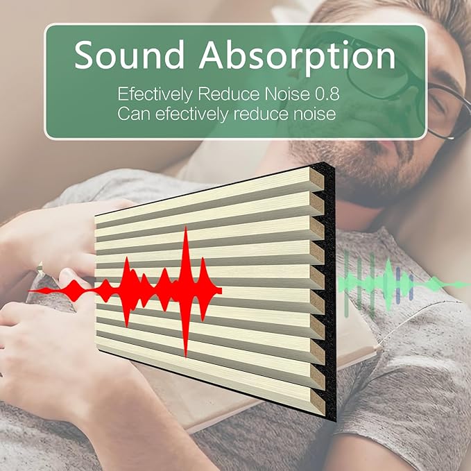 Premium Acoustic Wood Slat Wall Panels – Noise-Reducing Sound Absorption Panels - Image 3