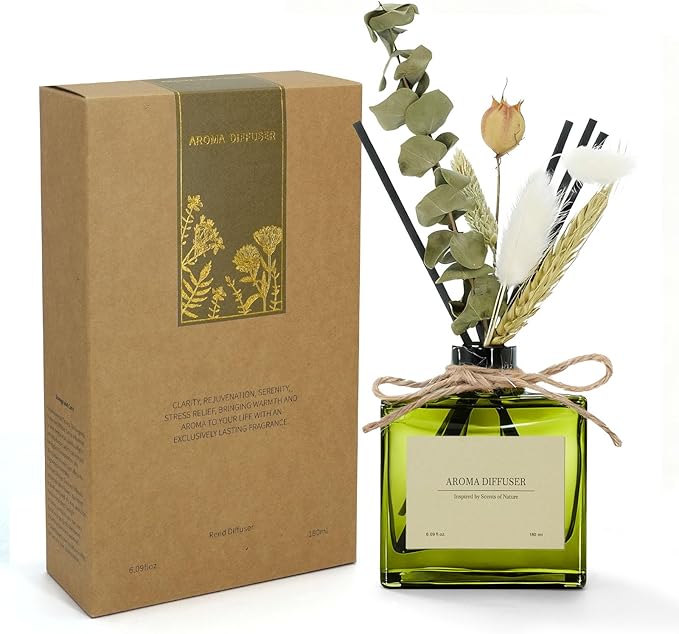 Reed Diffuser, 6 oz Vanilla Cream Scent Diffuser by GAGINGOOLD