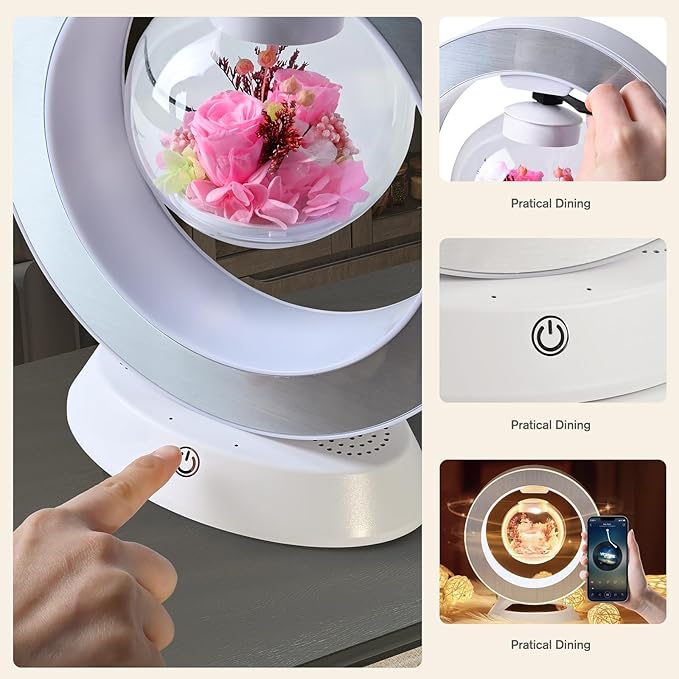 LoveLin Magnetic Levitation Circle Table Lamp - Image 2