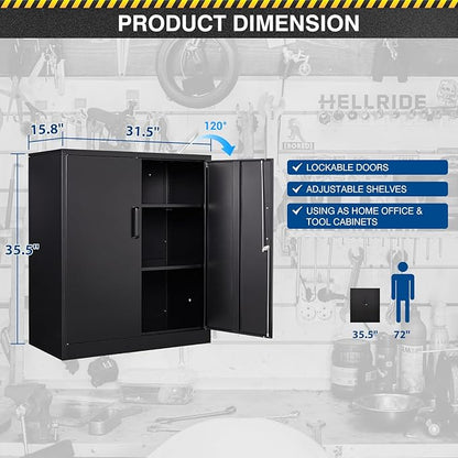Metal Storage Cabinet-36” Tall Steel File Cabinets - Image 3
