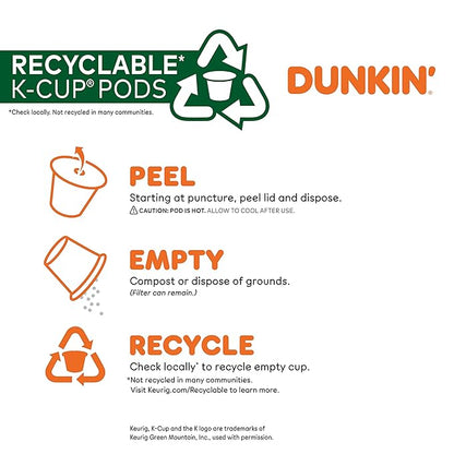 Dunkin' Colombian Medium Roast Coffee, 60 Keurig K-Cup Pods - Image 5