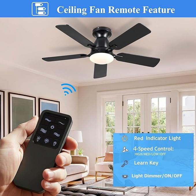 Replacement Remote for Westinghouse Ceiling Fan Remote 7787900 7788200 - Image 3