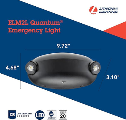 Lithonia Lighting ELM2L B M12 Quantum LED Emergency Light, Manual Testing - Image 4
