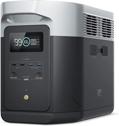 EF ECOFLOW Portable Power Station DELTA 2 Max, 2400W LFP Solar Generator by EFECOFLOW