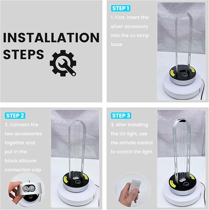 UV Light Sanitizer, 100W Ultraviolet Lamp - Image 9