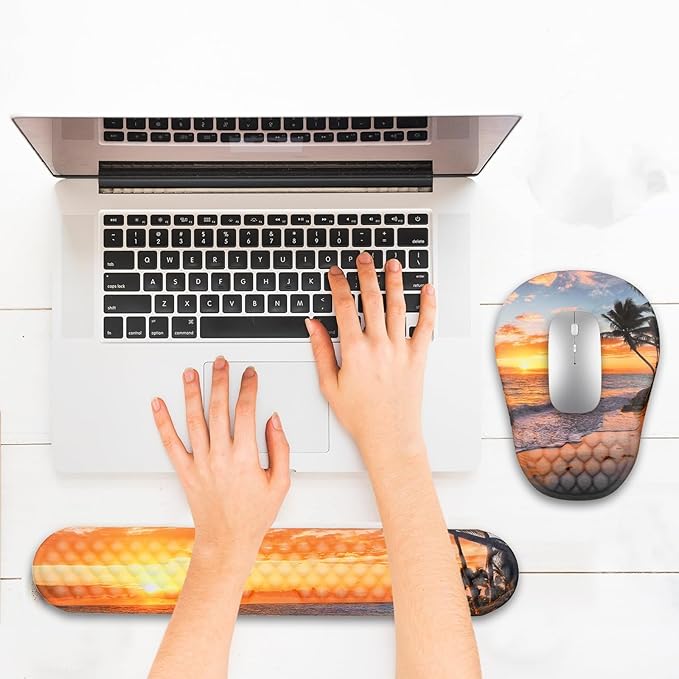 Ergonomic Mouse Pad and Keyboard Wrist Rest - Image 6