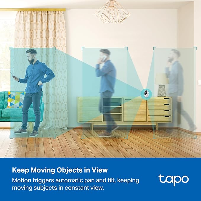 Tapo 4K Indoor Pan/Tilt Wired Security Camera - Image 6