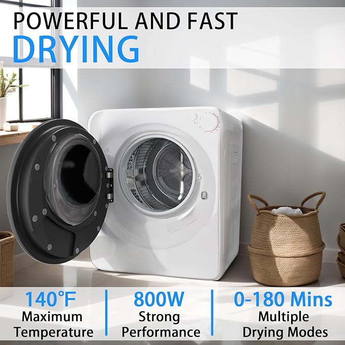 Compact Washer and Dryer Combo Set, 2.0 Cu.Ft Full-Automatic Washing Machine - Image 5