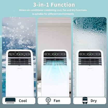 Shinco 8, 000 BTU Portable Air Conditioner, AC Unit - Image 3