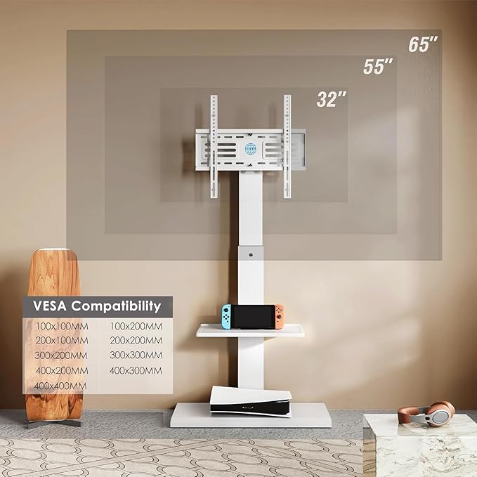 FITUEYES Floor TV Stand with Mount - Image 4