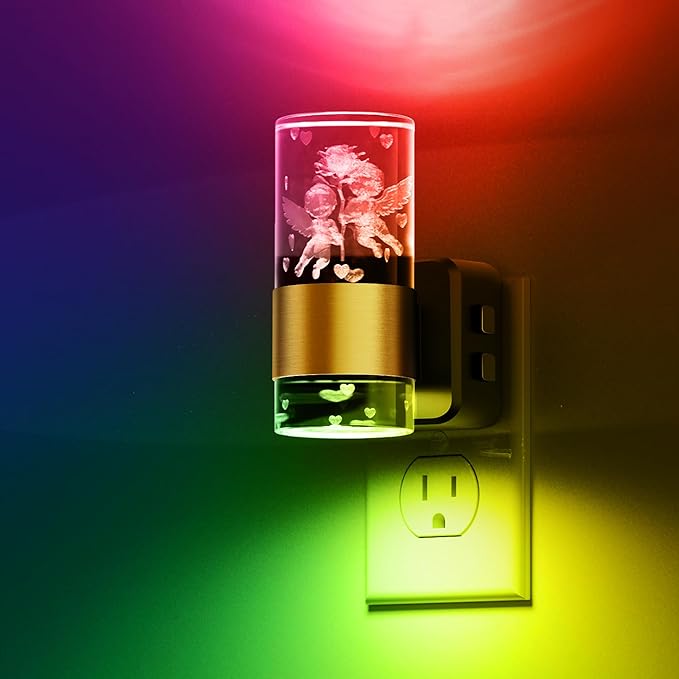 L LOHAS LED Night Lights Plug into Wall, Dusk to Dawn Sensor Nightlight - Image 2