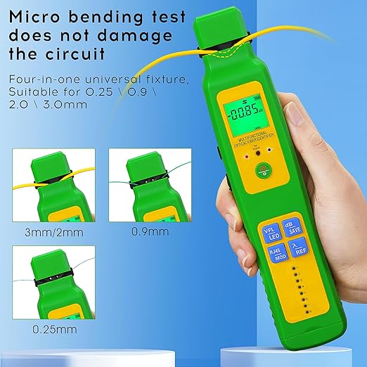 5-in-1 with RJ45 OPM LED Lighting A-507 Live Fiber Optic identifier with OFI - Image 3