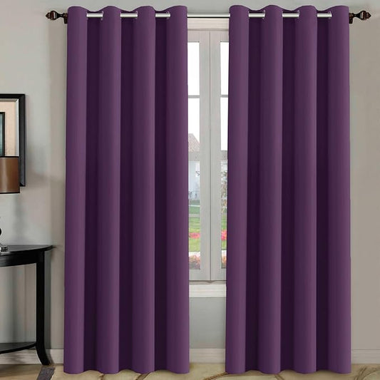 H.VERSAILTEX Bedroom Curtain Panels Blackout Draperies Room Darkening Curtains by HVERSAILTEX