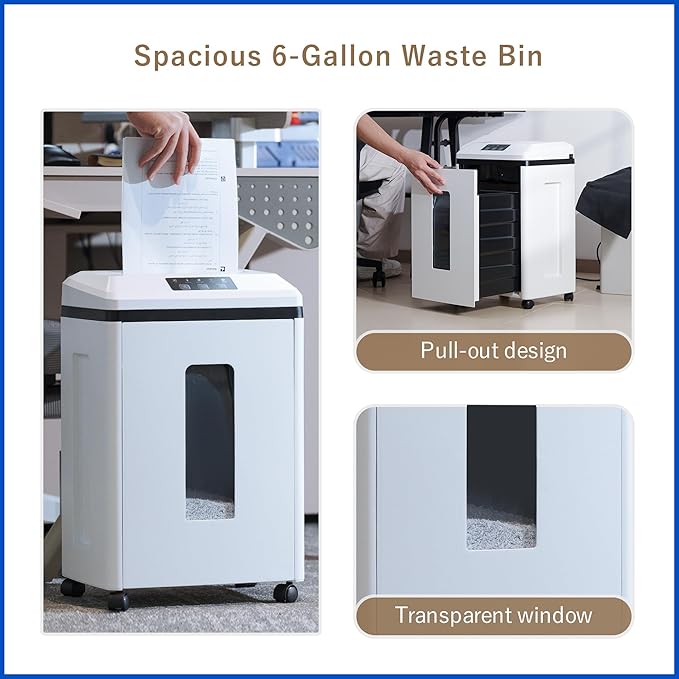 Professional Commercial Paper Shredder: P-7 Security Super Micro-Cut 1x1.7mm 7 - Image 6