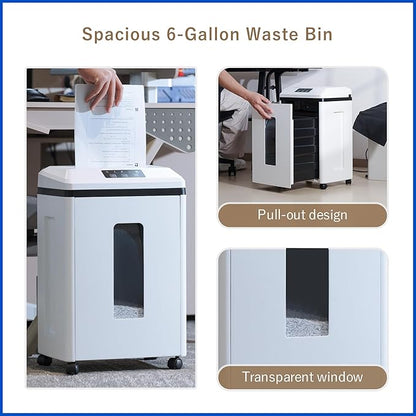Professional Commercial Paper Shredder: P-7 Security Super Micro-Cut 1x1.7mm 7 - Image 6