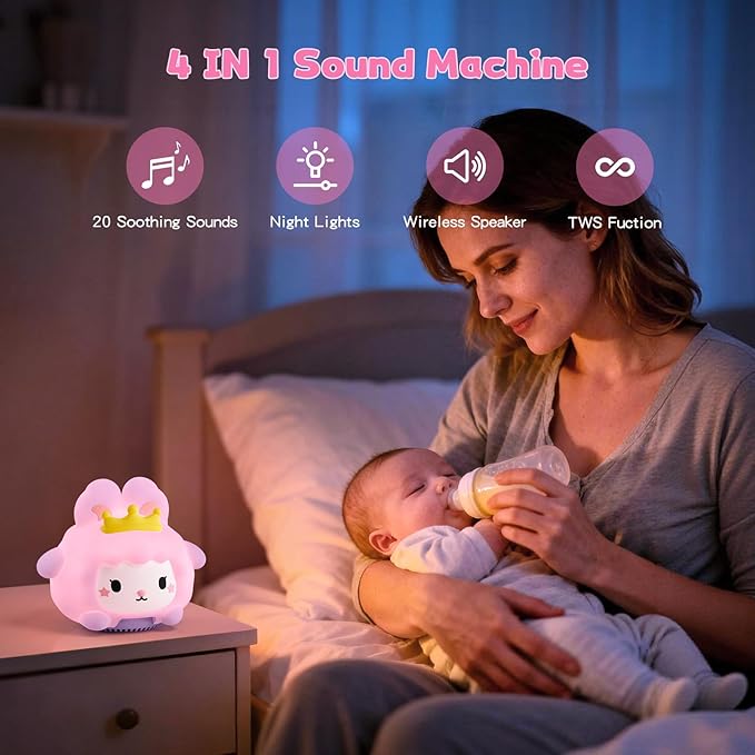 Baby Sound Machine, 20 Soothing Sounds White Nosie - Image 2