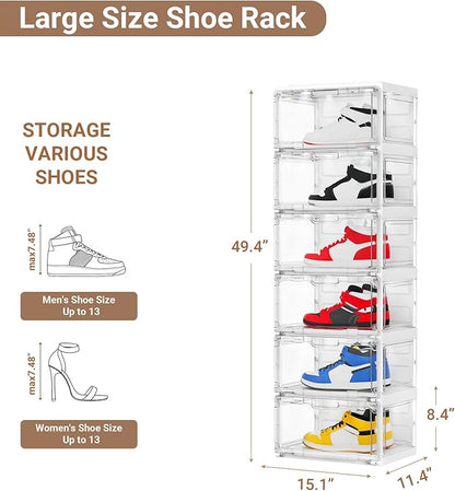 BROVIEW Led Shoe Boxes, Shoe Display Case - Image 4