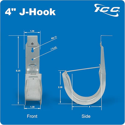 ICC Ceiling Mount J Hook 4” - Image 9