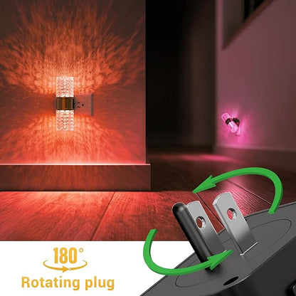 L LOHAS LED Night Light, Night Lights Plug into Wall, 2 Pack 10-Color RGB - Image 4