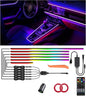 KENANEK 175’’ Acrylic Car Ambient Lighting Kit – 6 RGB LED Light Strips by Unknown