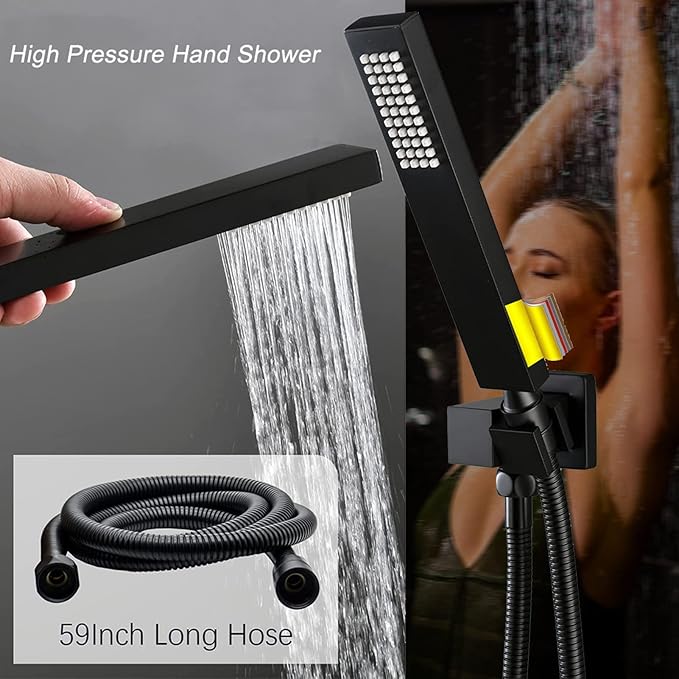 KATAIS Matte Black Tempreature Display Shower System - Image 3