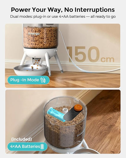 Automatic Cat Feeder, 3L Timed Pet Feeder - Image 3
