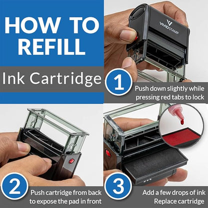 Basic Closed Self Inking Rubber Stamp - Image 3