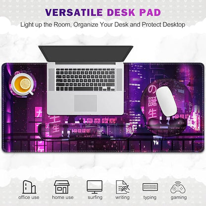 Gaming Mouse Pad, Large Desk Mat, Cute Desk Pad, 4in1 XXL Mousepad + Keyboard - Image 8