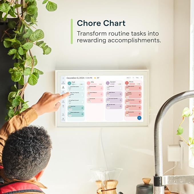 Skylight Calendar: 15-inch Wall Planner Digital Calendar & Chore Chart - Image 4