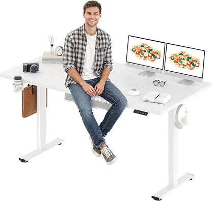 SANODESK Electric Standing Desk 71 x 32 Inches Height Adjustable Stand Up by sanodesk