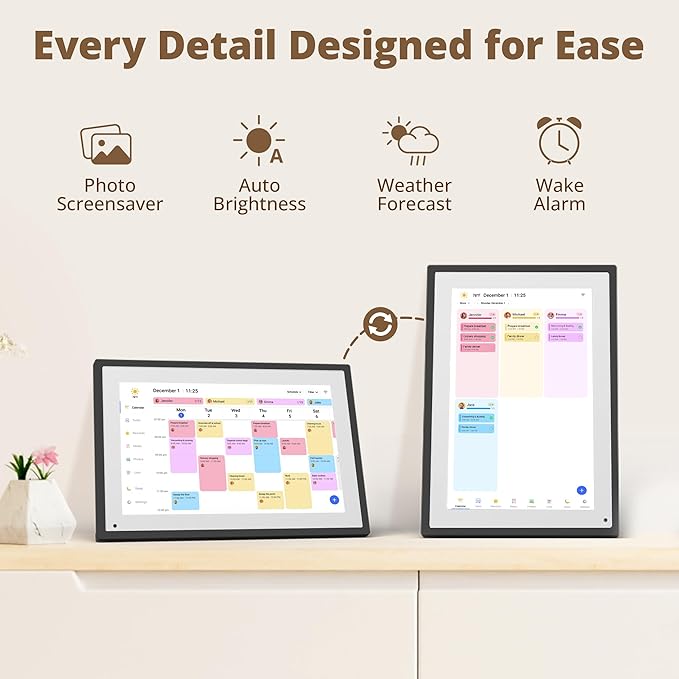 Digital Calendar Touch Screen 10 Inch, Electronic Calendar Chore Chart - Image 7
