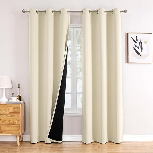 ChrisDowa 100% Blackout Curtains 78 inch Long by ChrisDowa
